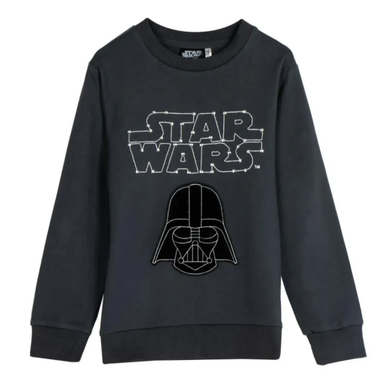 Niños Cerdá Kids Star Wars Para Niños|Ropa Y Téxtil: Cosas Que Ponerse Para Niños ^Sudadera Cotton Brushed Star Wars para Niños