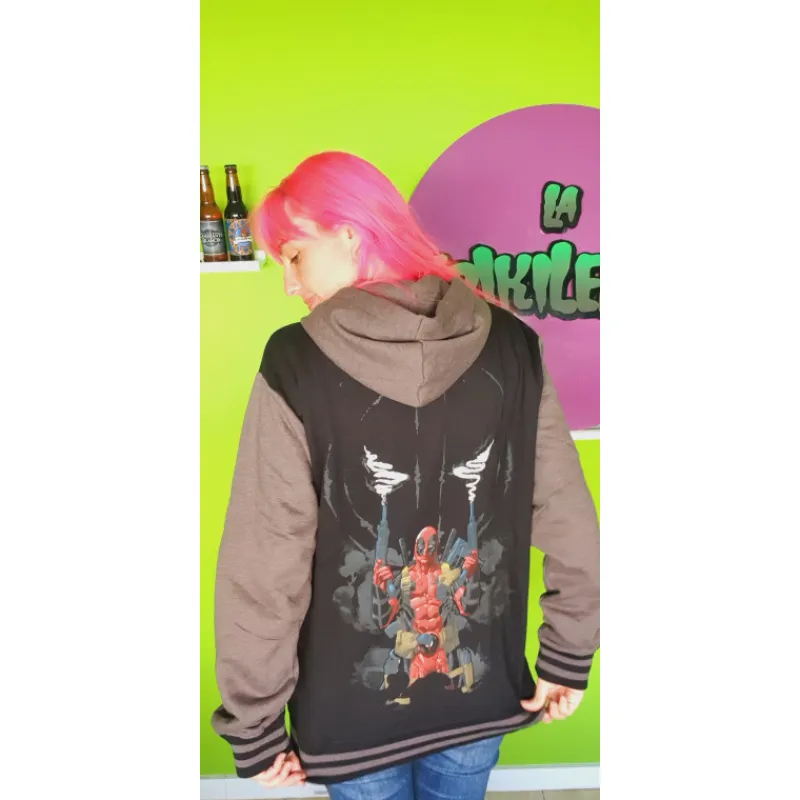Otros Fabricantes Superhéroes Marvel|Moda Marvel^Sudadera Deadpool Logo Marvel