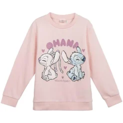 Cerdá Kids Stitch Kids^Sudadera Infantil de Stitch en Algodón Cepillado