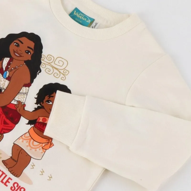 Hot Sudadera Infantil Moana Algodón Cepillado Niñas 3-6 Años Niños Disney Para Niñas|Ropa Y Téxtil: Cosas Que Ponerse Para Niños