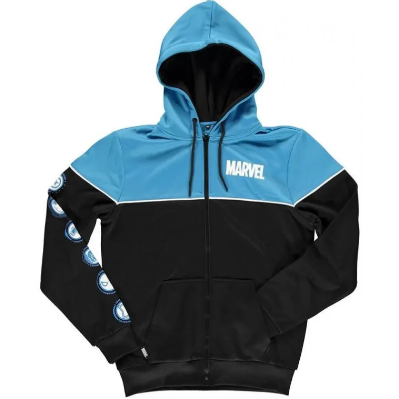 DIFUZED Moda Marvel^Sudadera Marvel Logo azul