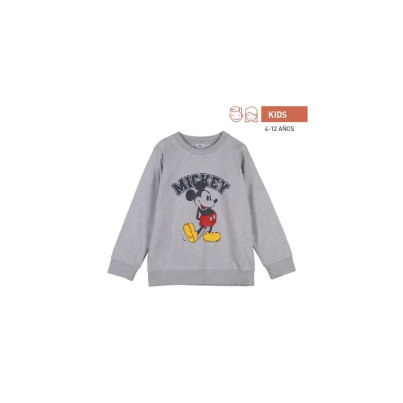 Niños Cerdá Kids Disney Para Niños|Ropa Y Téxtil: Cosas Que Ponerse Para Niños ^Sudadera Mickey gris 4 a 12 años