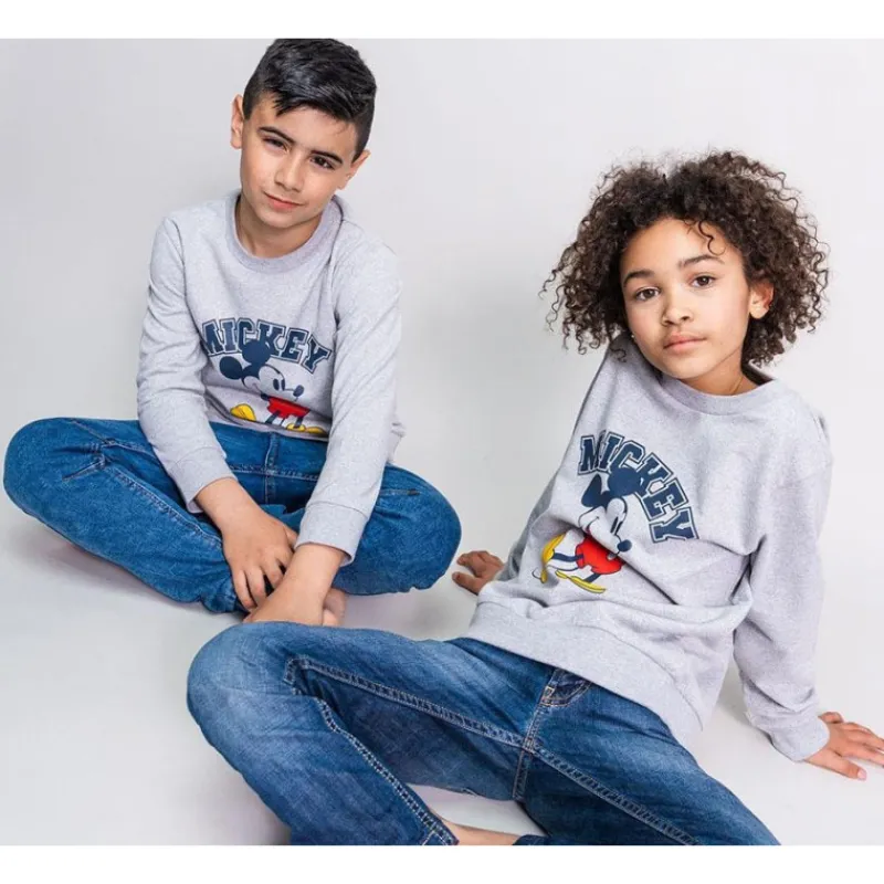 Niños Cerdá Kids Disney Para Niños|Ropa Y Téxtil: Cosas Que Ponerse Para Niños ^Sudadera Mickey gris 4 a 12 años