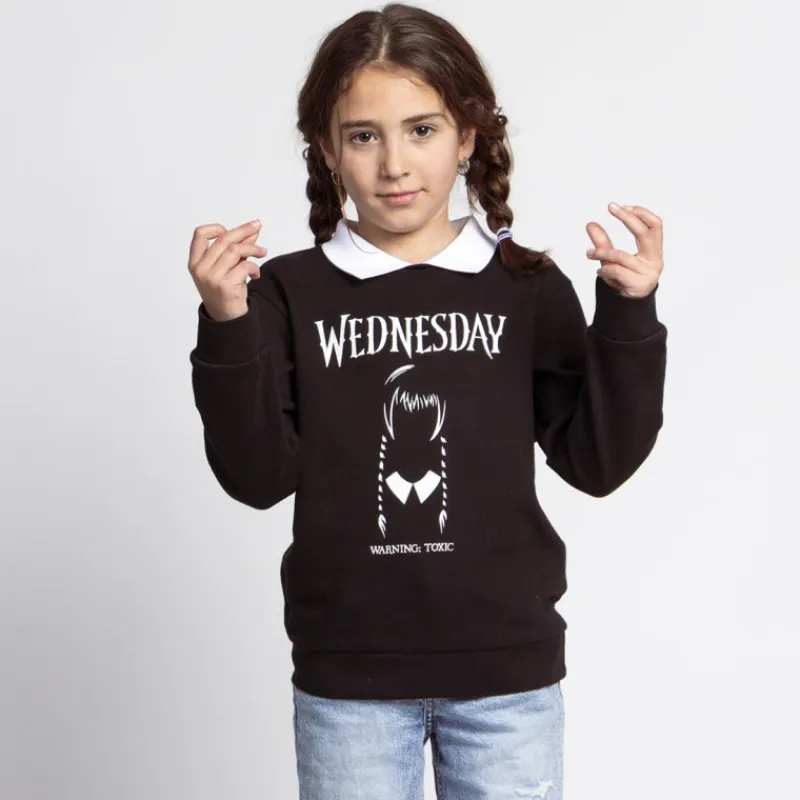 Hot Sudadera Miercoles Wednesday Niños Ropa Y Téxtil: Cosas Que Ponerse Para Niños