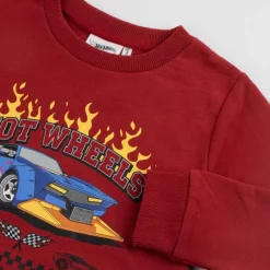 Niños Cerdá Kids Ropa Y Téxtil: Cosas Que Ponerse Para Niños ^Sudadera Niños Hot Wheels 60% Algodón 3-8 Años