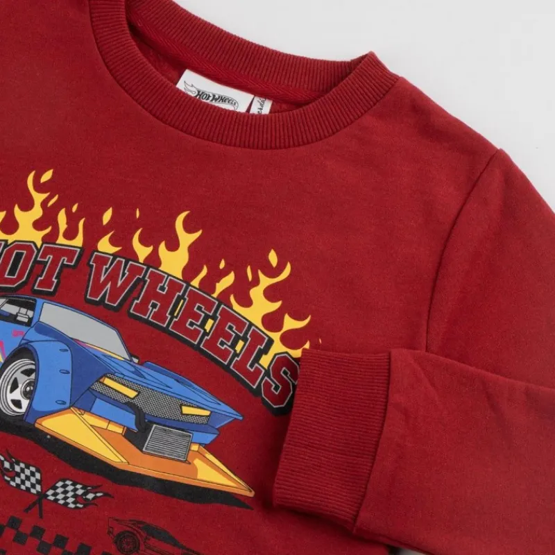 Niños Cerdá Kids Ropa Y Téxtil: Cosas Que Ponerse Para Niños ^Sudadera Niños Hot Wheels 60% Algodón 3-8 Años
