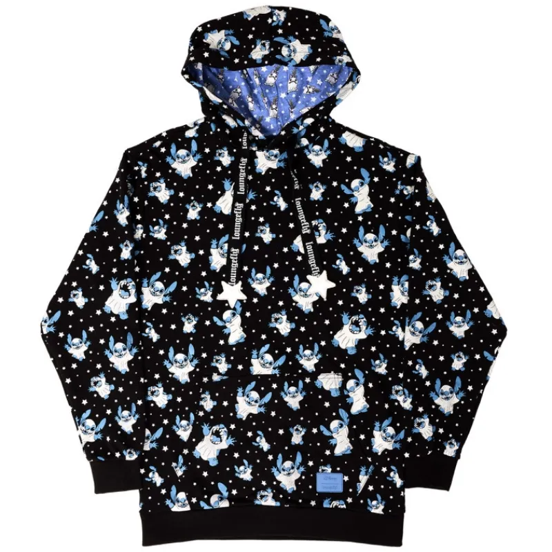 Loungefly Ropa Stitch^Sudadera Stich fantasma