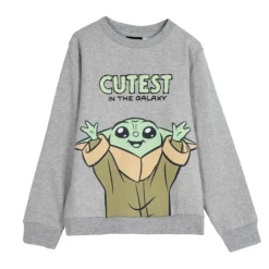 Niños Cerdá Kids Star Wars Para Niños|Ropa Y Téxtil: Cosas Que Ponerse Para Niños ^Sudadera The Mandalorian Grogu para Niños