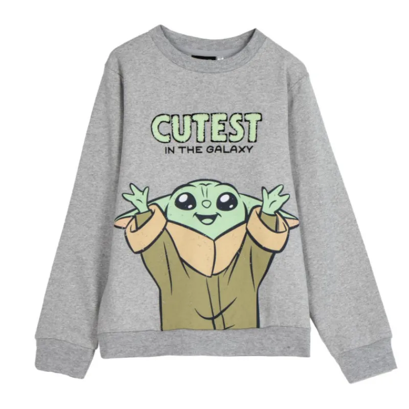 Niños Cerdá Kids Star Wars Para Niños|Ropa Y Téxtil: Cosas Que Ponerse Para Niños ^Sudadera The Mandalorian Grogu para Niños