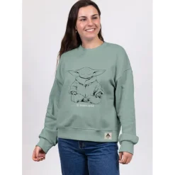 Cerdá Adult The Mandalorian|Regalos Star Wars Por Personaje ^Sudadera The Mandalorian Baby Yoda meditación