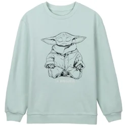 Cerdá Adult The Mandalorian|Regalos Star Wars Por Personaje ^Sudadera The Mandalorian Baby Yoda meditación
