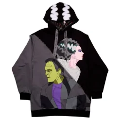 Loungefly Monstruos De La Universal^Sudadera Unisex Bride of Frankenstein Universal Monsters - Talla L