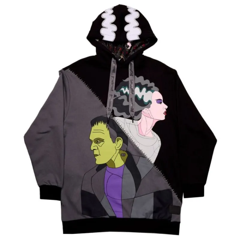 Loungefly Monstruos De La Universal^Sudadera Unisex Bride of Frankenstein Universal Monsters - Talla L