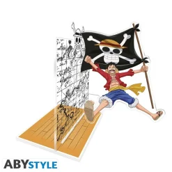 Online Sujetalibros Acrílico One Piece Luffy con Bandera Cosas De Luffy One Piece