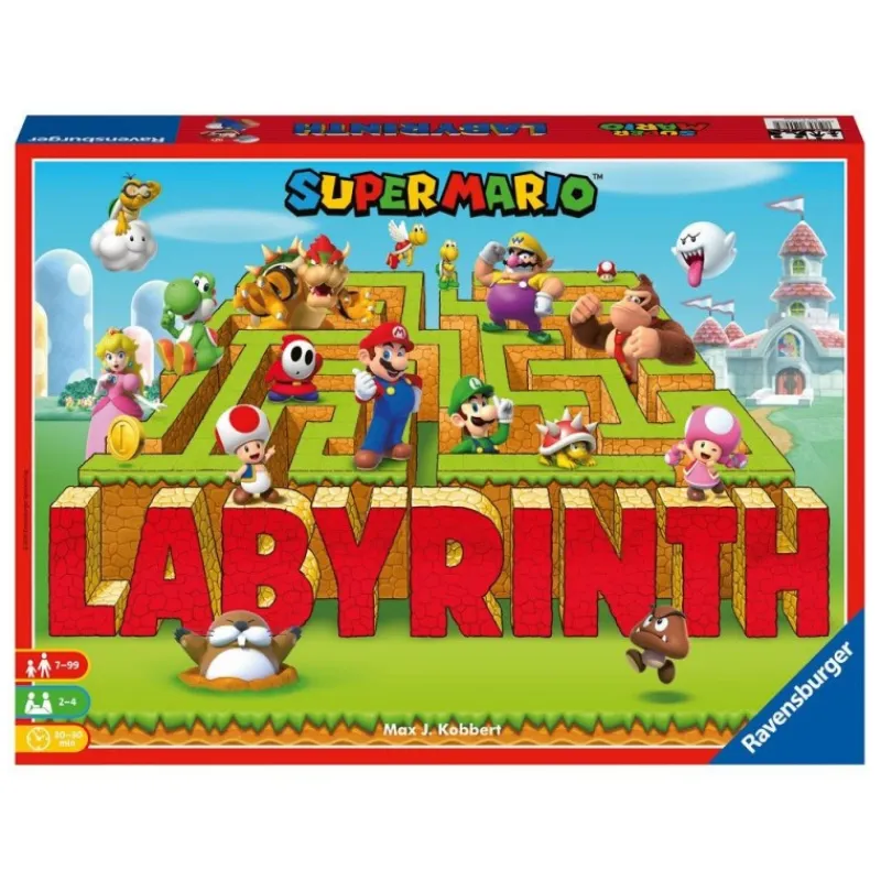 New Super Mario Juego de Mesa Labyrinth de Juguetes, Figuras Y Más Regalos Para Peques|Juegos, Peluches Y Chuches