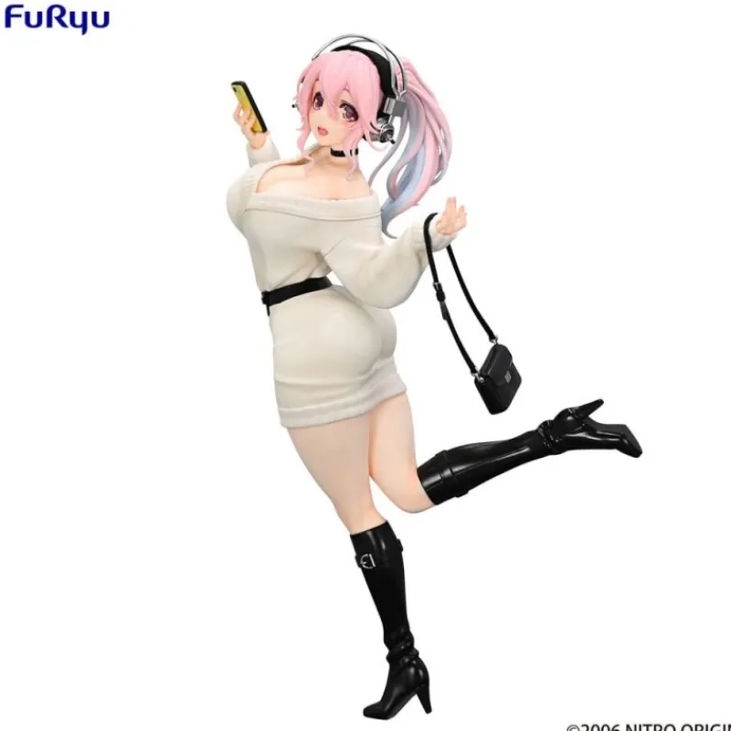 New Super Sonico Estatua PVC Trio-Try-iT Winter Memory Ver. 21 cm Regalos Y Coleccionismo Para Gamers - Cosas De Videojuegos Míticos
