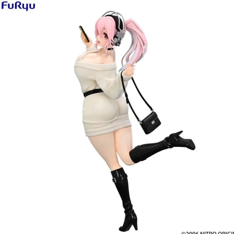 New Super Sonico Estatua PVC Trio-Try-iT Winter Memory Ver. 21 cm Regalos Y Coleccionismo Para Gamers - Cosas De Videojuegos Míticos