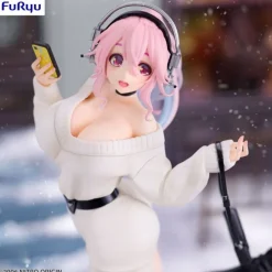 New Super Sonico Estatua PVC Trio-Try-iT Winter Memory Ver. 21 cm Regalos Y Coleccionismo Para Gamers - Cosas De Videojuegos Míticos