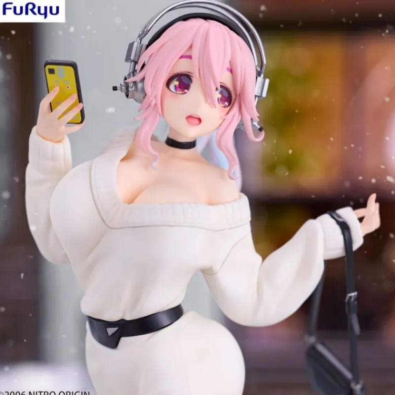 New Super Sonico Estatua PVC Trio-Try-iT Winter Memory Ver. 21 cm Regalos Y Coleccionismo Para Gamers - Cosas De Videojuegos Míticos
