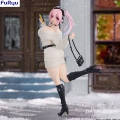 New Super Sonico Estatua PVC Trio-Try-iT Winter Memory Ver. 21 cm Regalos Y Coleccionismo Para Gamers - Cosas De Videojuegos Míticos