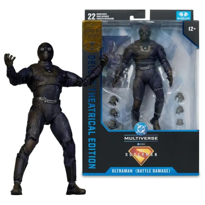 Best Superman (2025) DC Multiverse Figura Deluxe Ultraman Battle Damaged Regalos De Superhéroes Dc|Figuras Dc