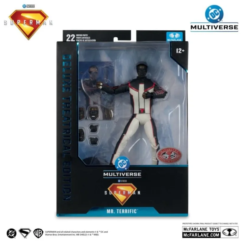 McFarlane Toys Regalos De Superhéroes Dc|Figuras Dc^Superman (2025) DC Multiverse Figura Deluxe Mr. Terrific 18 cm