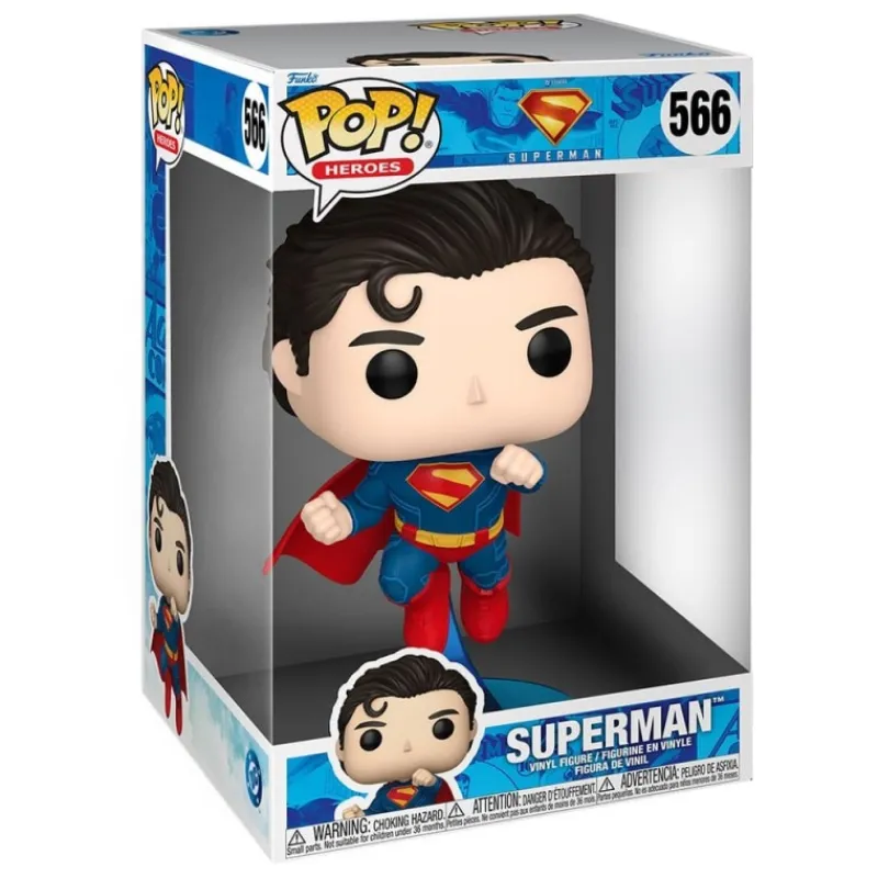 Funko Regalos De Superhéroes Dc|Figuras Dc^Superman 2025 Figura Super Sized Jumbo POP! Vinyl 25 cm