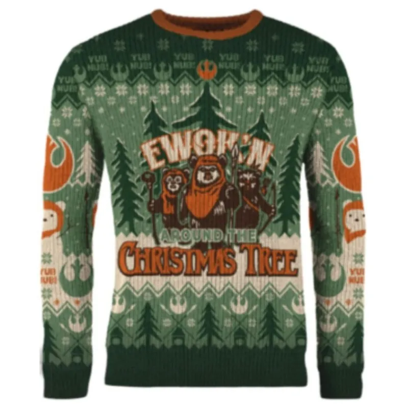 Clearance Suéter navideño Ewok Star Wars talla M Ropa Star Wars