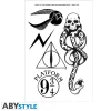 Outlet Tatuajes Harry Potter 15x10cm X5 Licencia Oficial Varitas Harry Potter