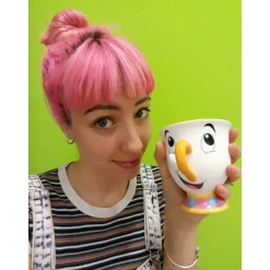 Paladone Products Huchas, Lámparas Y Tazas Kids |Películas Y Personajes De Disney ·La Bella Y La Bestia^Taza Chip La Bella y la Bestia