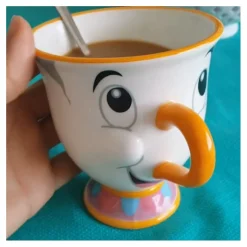 Paladone Products Huchas, Lámparas Y Tazas Kids |Películas Y Personajes De Disney ·La Bella Y La Bestia^Taza Chip La Bella y la Bestia