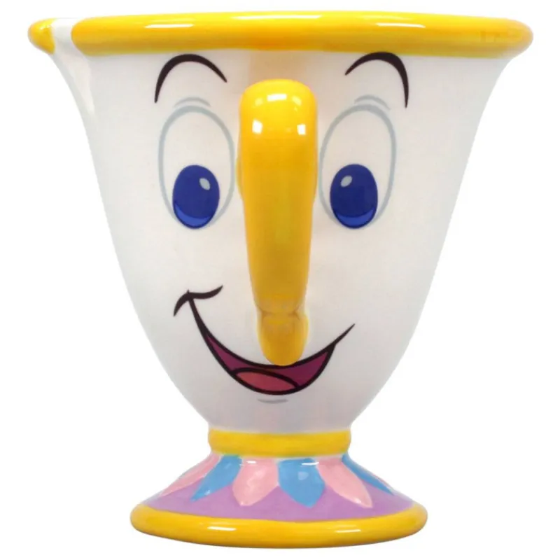 Paladone Products Huchas, Lámparas Y Tazas Kids |Películas Y Personajes De Disney ·La Bella Y La Bestia^Taza Chip La Bella y la Bestia