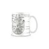 Stor Star Wars Hogar^Taza Croquis Halcón Milenario
