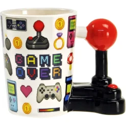 Paladone Products Regalos Y Coleccionismo Para Gamers - Cosas De Videojuegos Míticos^Taza 3D Game Over Retrogaming