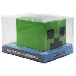 Sale Taza 3D Minecraft Creeper Face 445 ml, Licencia Oficial Minecraft