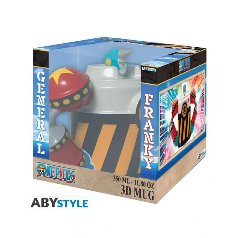Hot Taza 3D One Piece Iron Pirate Franky Shogun Hogar One Piece