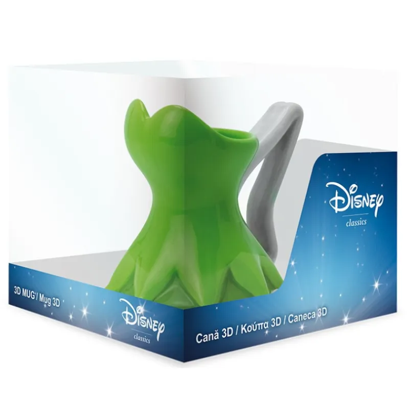 Abystyle Huchas, Lámparas Y Tazas Kids |Películas Y Personajes De Disney ·Campanilla Y Peter Pan^Taza 3D Vestido Campanilla Peter Pan Disney