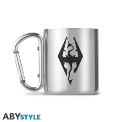Discount Taza de acero con mosquetón Skyrim - Licencia oficial Regalos Y Coleccionismo Para Gamers - Cosas De Videojuegos Míticos