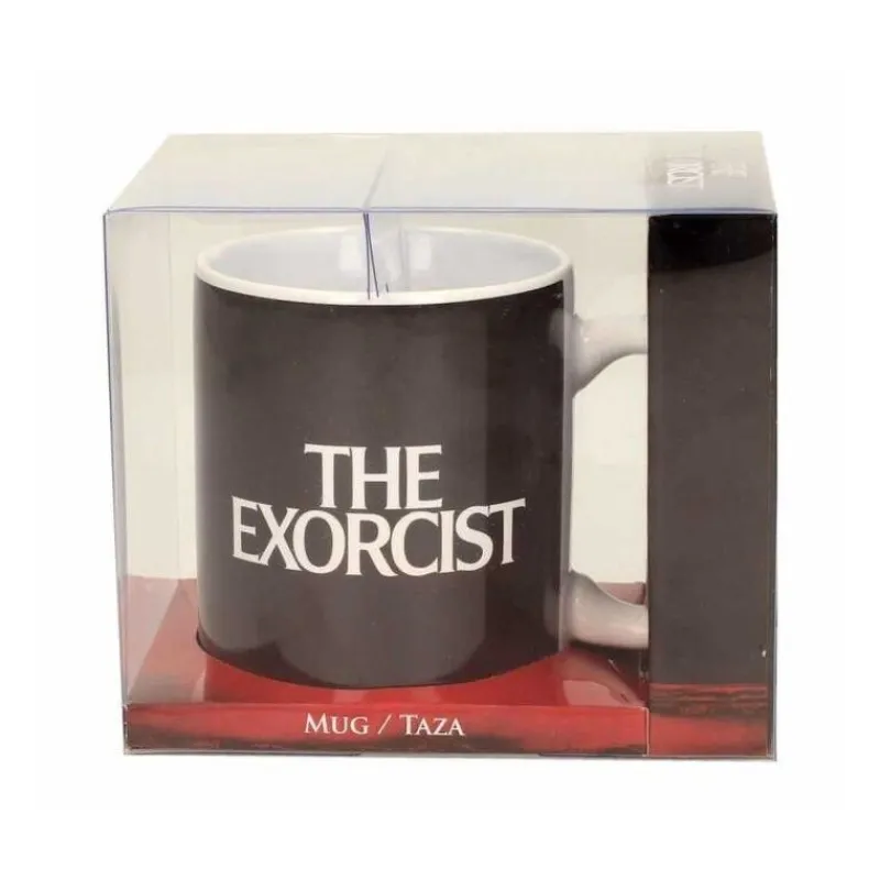 Taza de Cerámica El Exorcista con Póster Oficial Más Regalos De Cine De Terror |Coleccionismo De Miedo Y Terror
