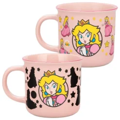 Paladone Products Más Regalos De Super Mario |Hogar Super Mario^Taza de cerámica sensitiva al calor Princess Peach 300 ml