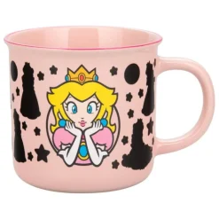Paladone Products Más Regalos De Super Mario |Hogar Super Mario^Taza de cerámica sensitiva al calor Princess Peach 300 ml