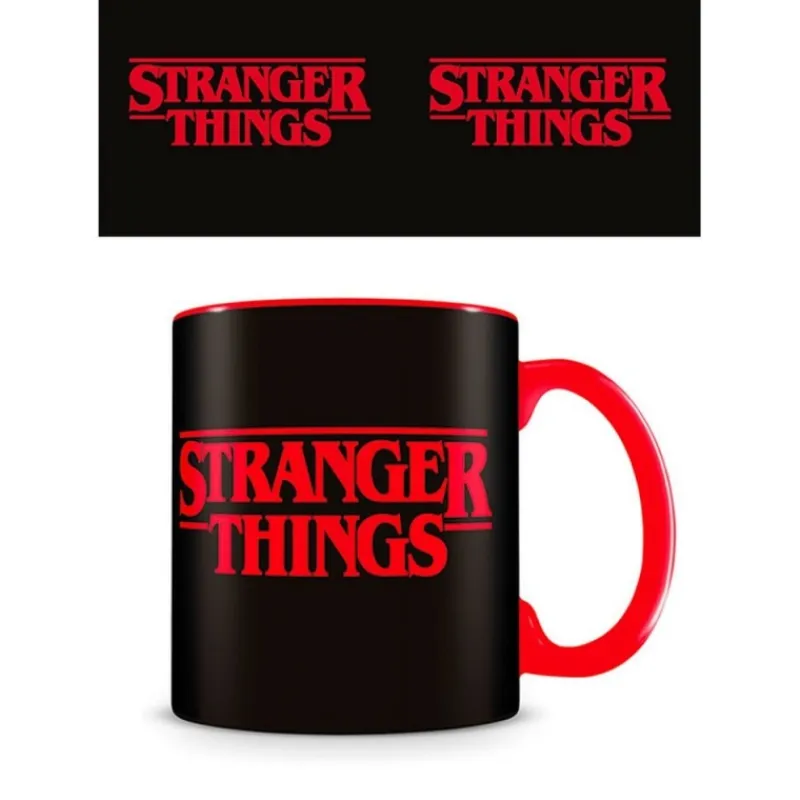Clearance Taza Desayuno Stranger Things Logotipo Oficial Stranger Things