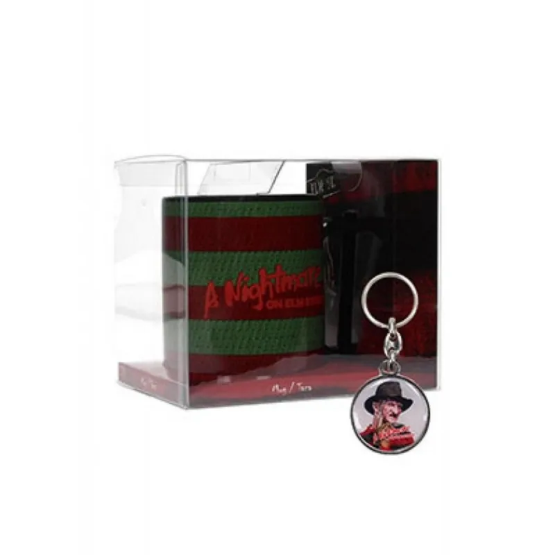 SD Toys Freddy Krueger|Coleccionismo De Miedo Y Terror^Taza Freddy Krueger + Llavero Pesadilla en Elm Street