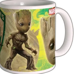 Semic Superhéroes Marvel|Tazas Marvel^Taza Groot Guardianes de la Galaxia 2 Escudo