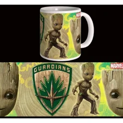 Semic Superhéroes Marvel|Tazas Marvel^Taza Groot Guardianes de la Galaxia 2 Escudo