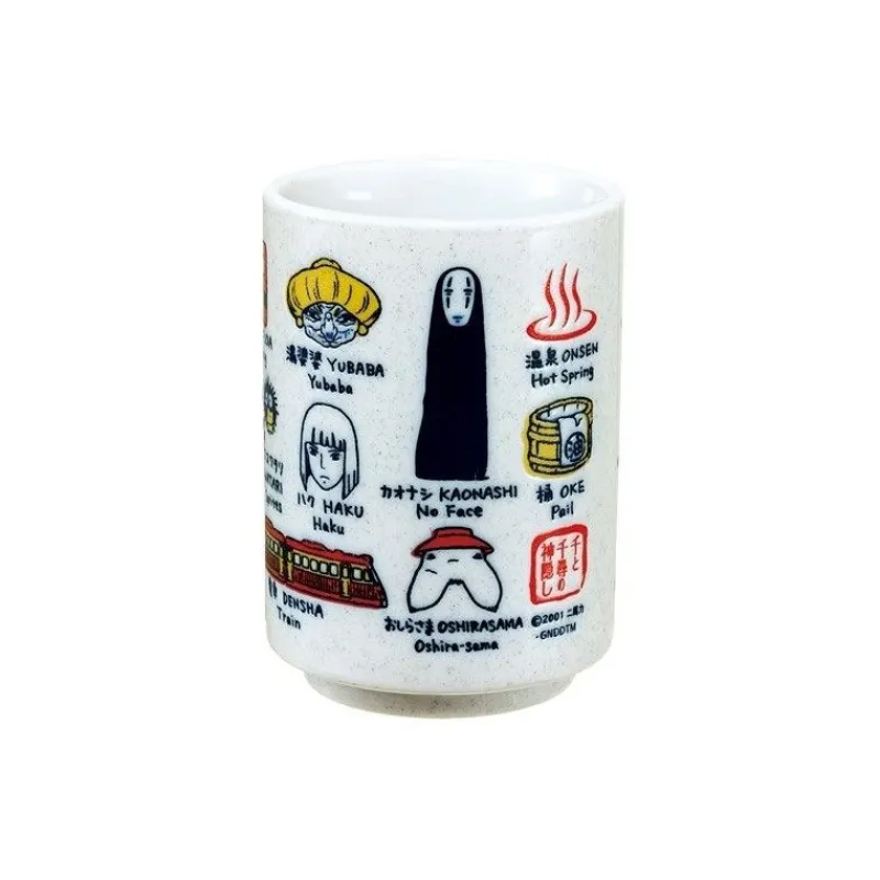 Benelic Coleccionismo Ghibli|Ghibli Hogar^Taza Japonesa de Porcelana El viaje de Chihiro, 200 ml