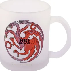 Taza Juego de Tronos Targaryen translúcida Juego De Tronos Y La Casa Del Dragón