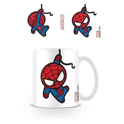 Pyramid International Superhéroes Marvel|Tazas Marvel^Taza Kawaii Spider-Man de Marvel Comics - Cerámica 0,315L