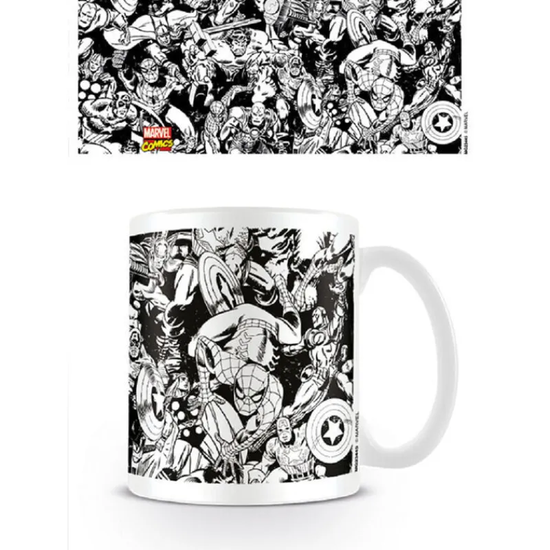 Online Taza Marvel Personajes B & W Tazas Marvel