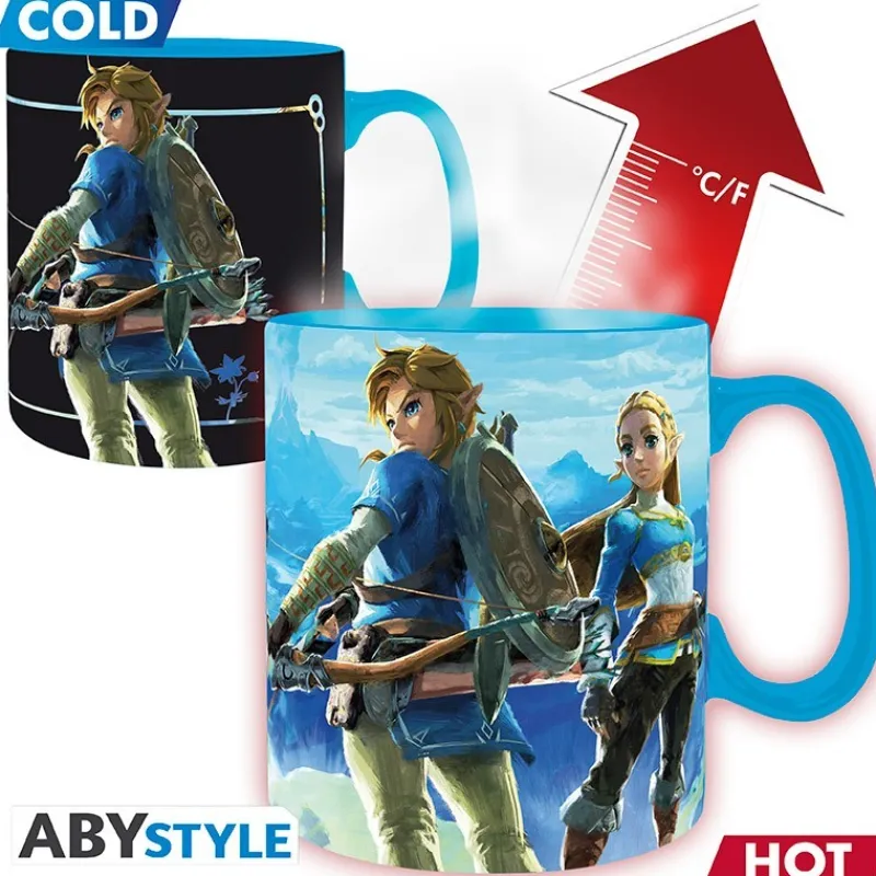 Abystyle Descuentos Gaming|Regalos Zelda ^Taza Mágica The Legend of Zelda 460ml - Breath of the Wild